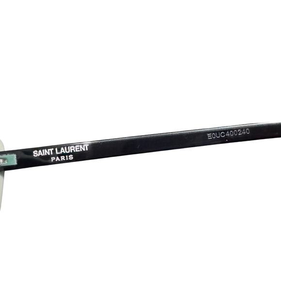 New Auth. Saint Laurent White Frame Cat Eye Sunglasses 51 mm - Picture 5 of 11